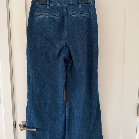 Sezane Martin denim trousers size 42/US10 - Picture 6 of 10